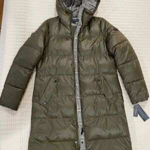 French Connection Olive Puffer Jacket